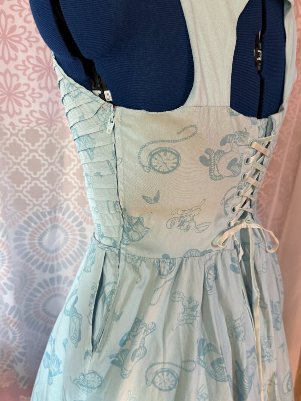 Size Large Hot Topic Disney Alice Through the Looking Glass Tea Party Dress - Picture 9 of 12